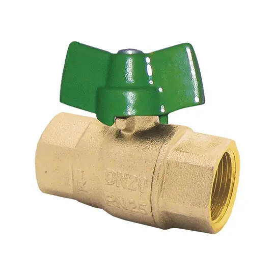 Outlet Herz golyóscsap ivóvíz rendszerbe holttér mentes golyóval 3/4" rövid karral