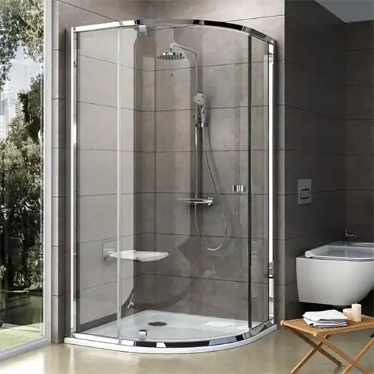Ravak Pivot PSKK3-90 zuhanykabin, króm keret, transparent üveg, 861-911x1900 mm Azonnal elérhető