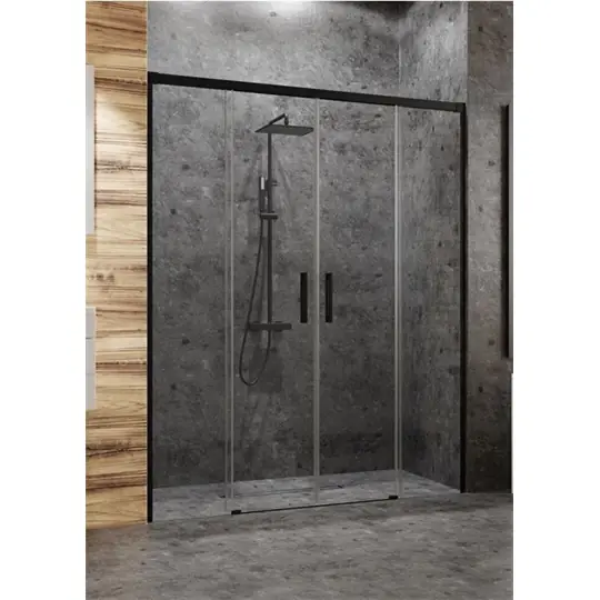 Ne maradj le Radaway Idea Black DWD 160 zuhanyajtó, 1600x2005 mm