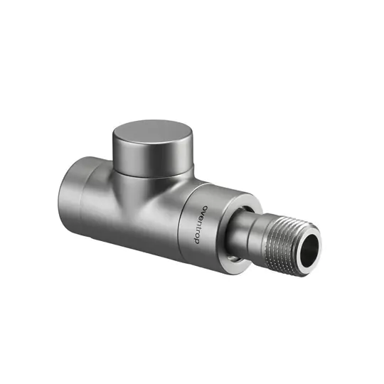 Oventrop E típusú visszatérő raditátorszelep, Combi E, PN10, DN15, 1/2", egyenes, nemesacél Azonnali szállítás