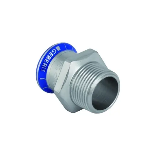Geberit Mapress rozsdamentes acél külső menetes átmeneti idom d=76mm, R=2 1/2" Gyors szállítás