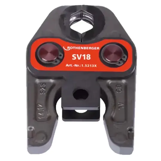 Árcsökkenés Rothenberger préspofa Standard SV 18