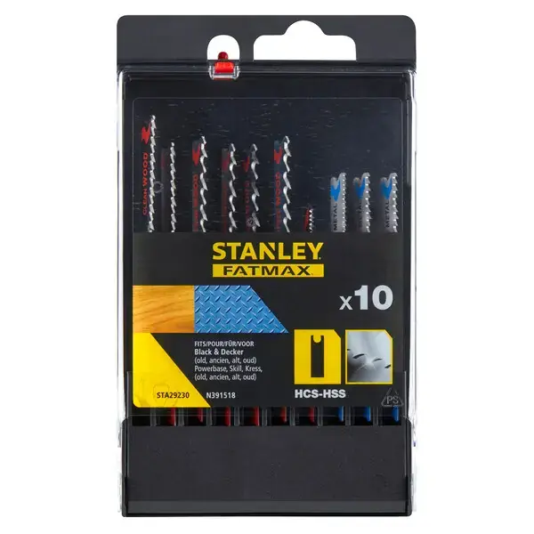 Legnépszerűbb Stanley - 10 darabos fűrészlapkészlet STA29230-XJ