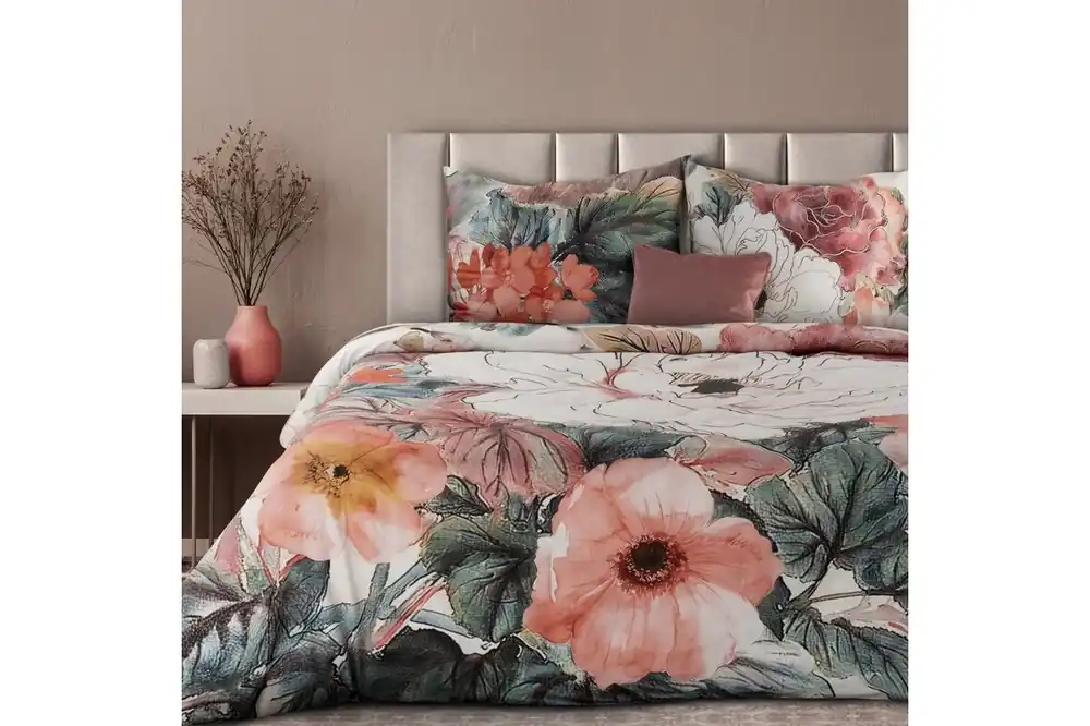 Chloe pamut-szatén ágyneműhuzat Többszínű 140x200 cm - 70x90 cm 1db Vedd meg most