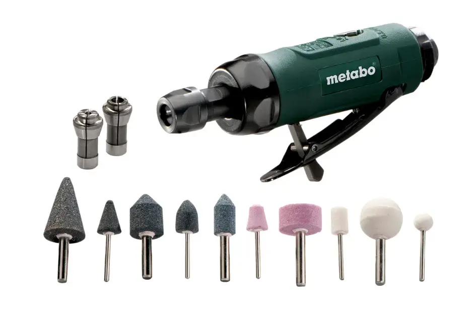Metabo - Pneumatikus egyenes köszörű, tartozékokkal 604116500 Újdonság