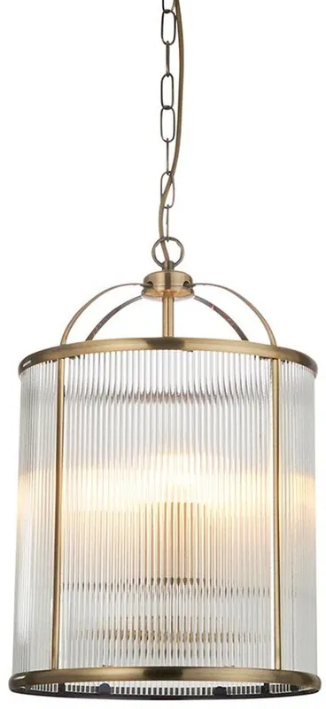 Utolsó esély Függőlámpa Lambeth Ribbed 106711 4x6w/e14 ip20 a Endon-tól