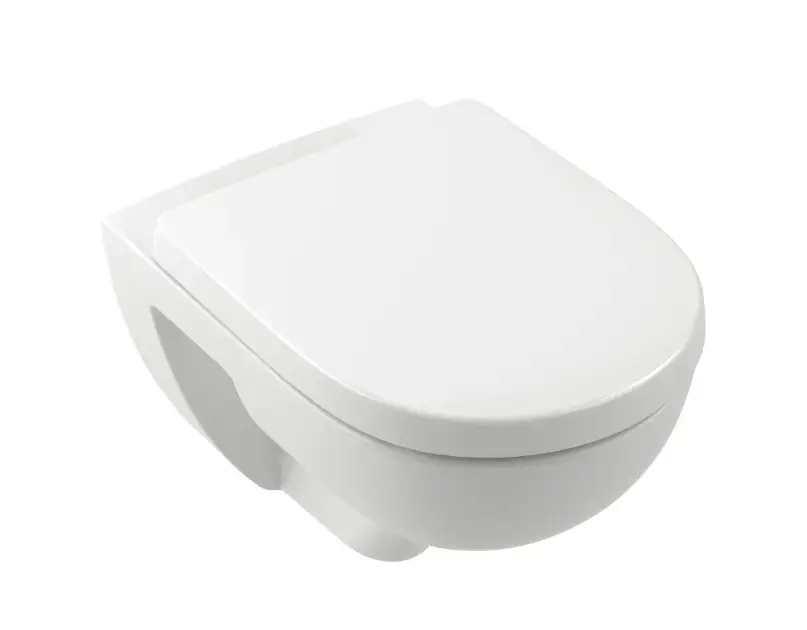 Villeroy & Boch O.novo - Fali WC ülőkével SoftClosing, TwistFlush, DirectFlush, alpesi fehér 5660CL01 Szuper ajánlat