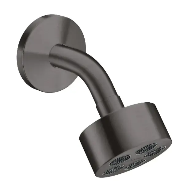 Axor One - Fejzuhany, átmérő 7 cm, EcoSmart, csiszolt fekete króm 48490340 Expressz kézbesítés