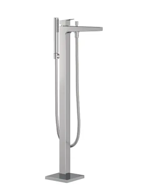 Kludi Decus - Padlóra szerelhető kádcsaptelep, tartozékokkal, króm 545900575 Outlet