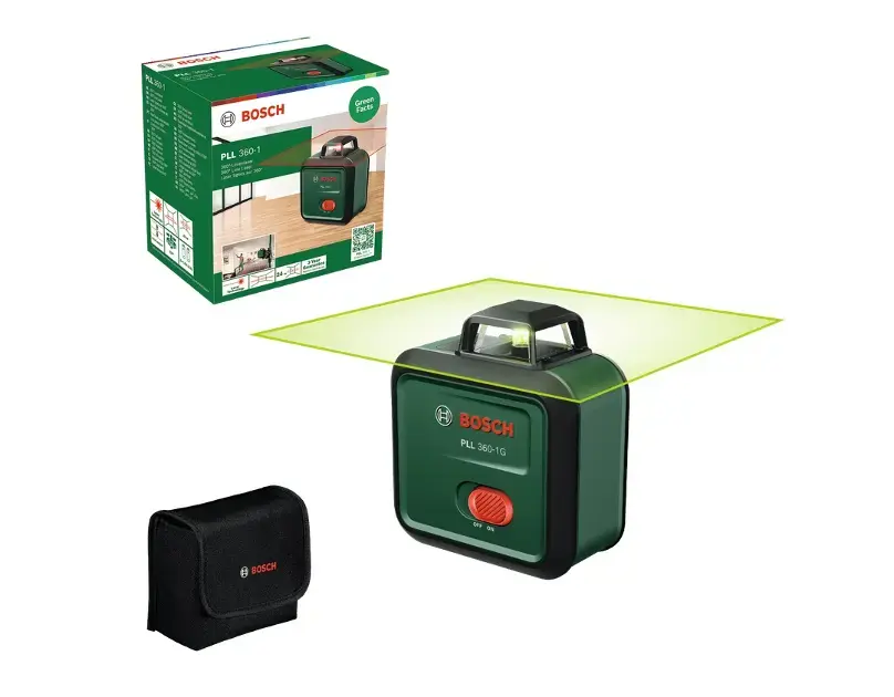 Bosch - PLL 360‑1G vonallézer, 30 m hatótávolsággal 0603663MZ0 Vedd meg online