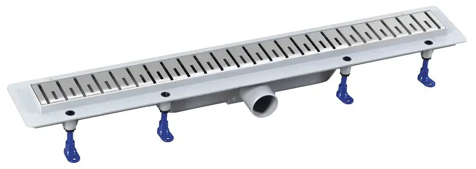 Ne maradj le Polysan - Zuhanyfolyóka 81 cm, ráccsal, rozsdamentes acél 73731