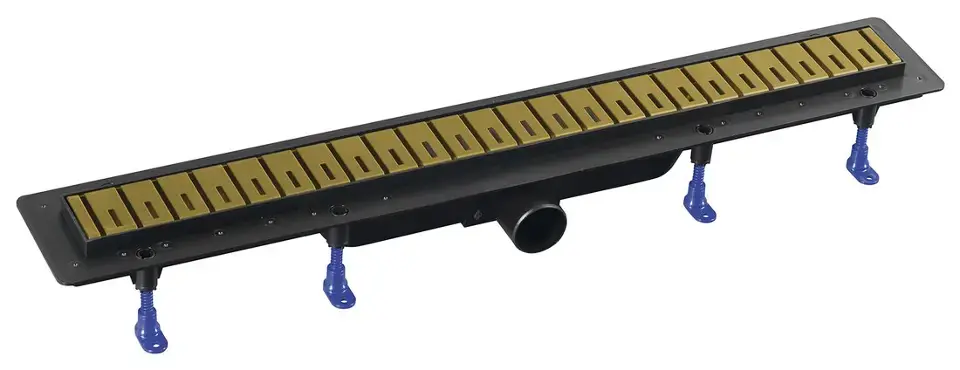 Polysan - Zuhanyfolyóka 71 cm, ráccsal, matt arany 73721GB Exkluzív ajánlat