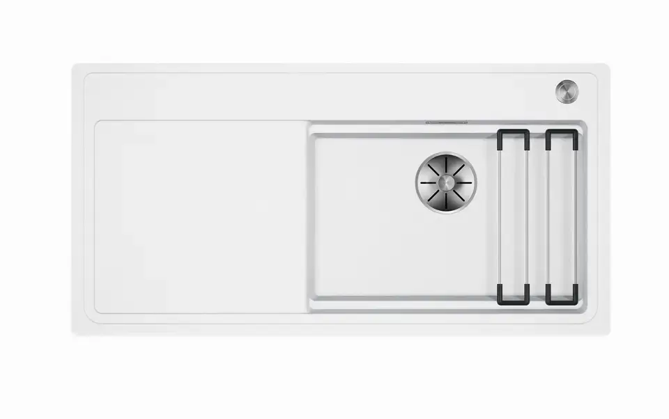 Exkluzív ajánlat Blanco Etagon XL 6 S F - Silgránit mosogató, 99x50 cm, csúszótalpakkal, InFino, fehér 528104