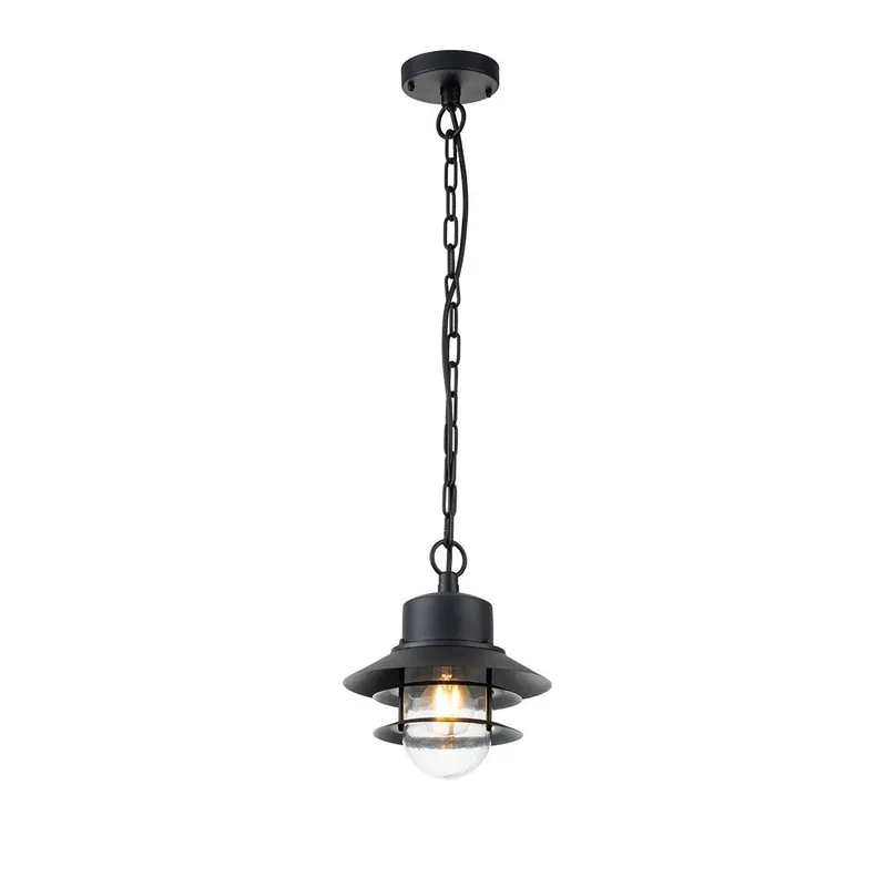Csak ma Függőlámpa Copenhagen COPENHAGEN8-BK 1x60W/E27 IP44 a Elstead Lighting-tól
