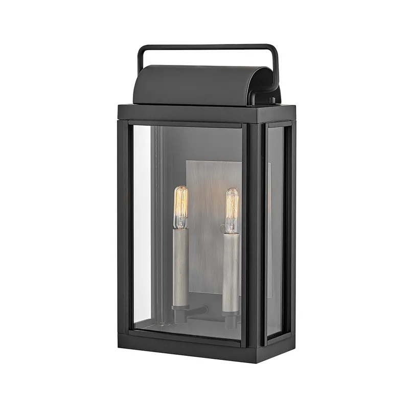 Fali lámpa Sag Harbor HK-SAG-HARBOR-M-BK 2x40W/E14 IP44 a Hinkley-tól Akciós ár