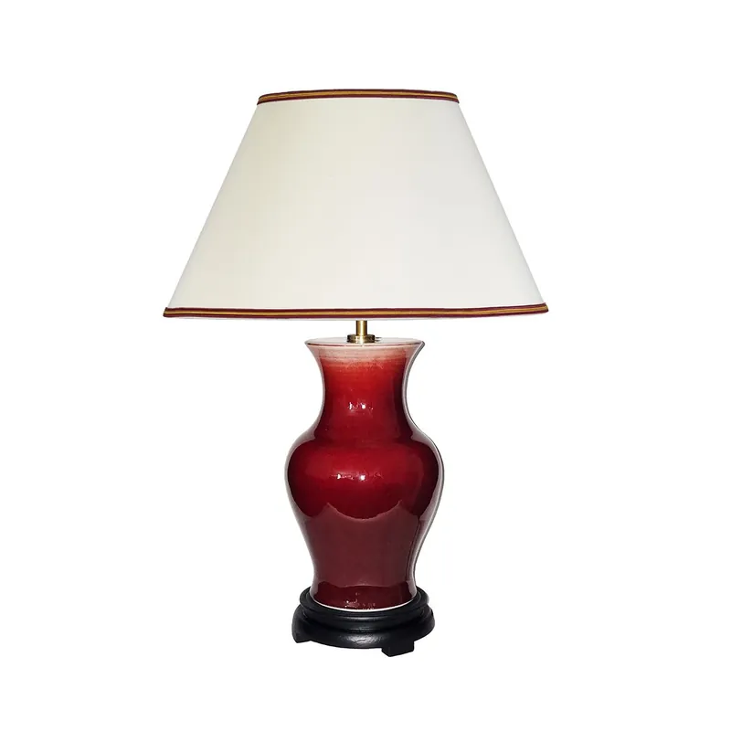 Prémium Asztali lámpa Oxblood DL-MAJIN-SMALL-TL-OXB 1x60 W/E27 a Elstead Lighting-tól