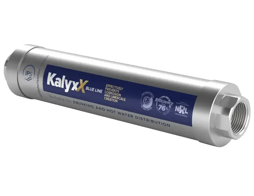 Ne maradj le Sapho Swiss Aqua - Vízlágyító IPS Kalyxx BlueLine G 3/4, rozsdamentes acélból IPSKXG34