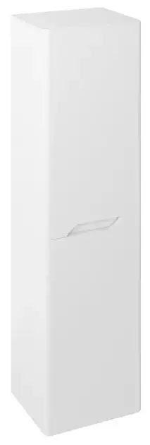 Prémium Sapho Mediena - Magas szekrény 350x1380x300 mm, fehér matt/fehér matt MD350