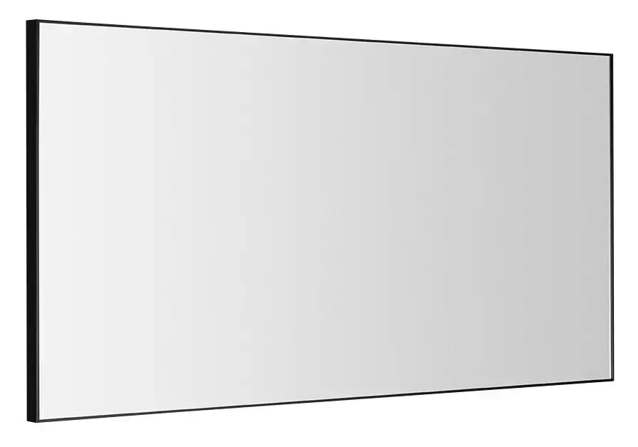 Sapho - Tükör Arowana keretben, 1200x600 mm, matt fekete AWB1260 Gyors szállítás