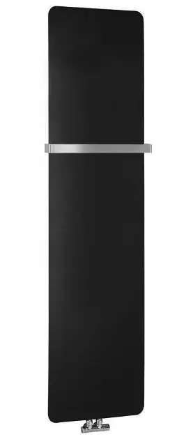Végkiárusítás Sapho - Tabella fűtőelem, 370x1590 mm, 550 W, fekete matt MI1539