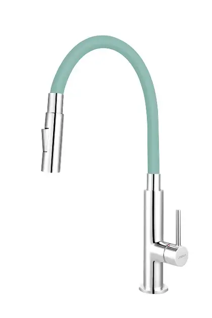 Novaservis Ferro - Mosdókagyló-keverő flexibilis karral és kapcsolóval, menta/króm 70730,0M Népszerű