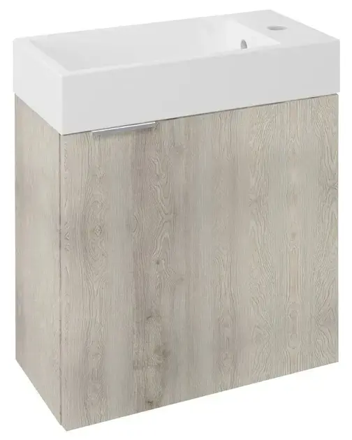 Bestseller Sapho Latus - Mosdószekrény 495x500x250 mm, tölgyfa Mocca LT410-1212