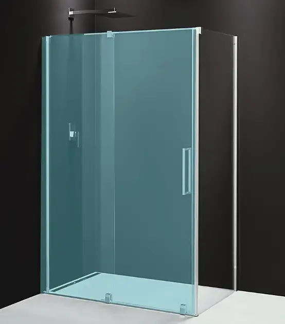 Polysan Rolls Line - Zuhanyfal 800 mm, polírozott alumínium/tiszta üveg RL3215 Prémium