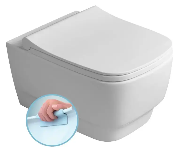 Sapho - Függő WC, perem nélküli, fehér 100214 Kedvezményes ár