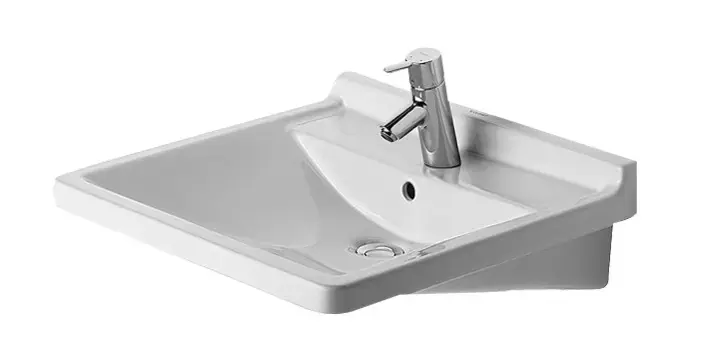 Biztonságos vásárlás Duravit Starck 3 - Mosdókagyló 600x545 mm, 1 csapfurattal, fehér színben 0309600000