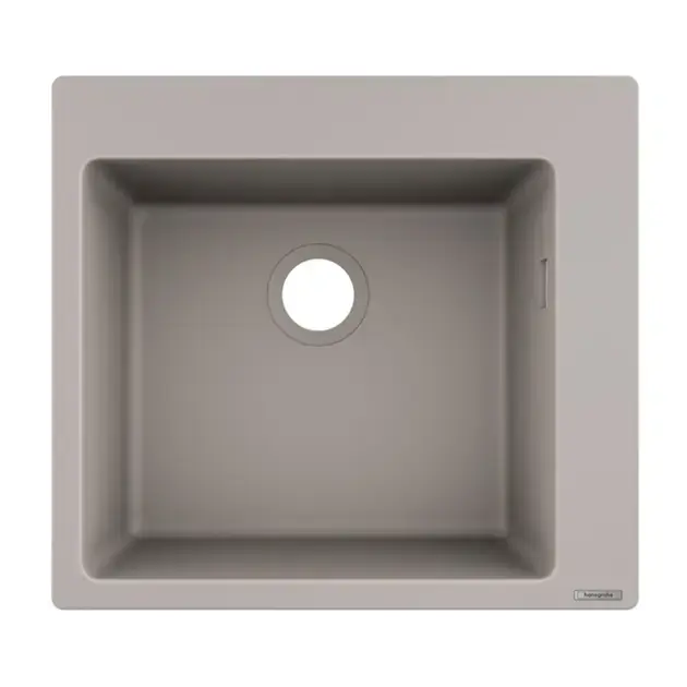Hansgrohe - Beépített gránit mosogató S510-F450, betonszürke 43312380 Biztonságos fizetés