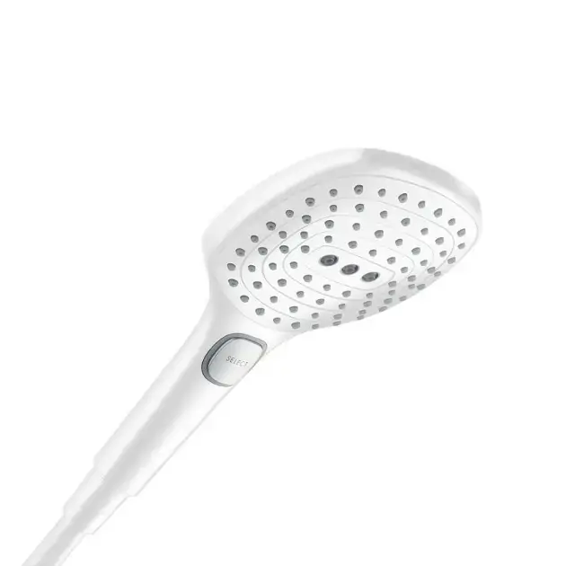 Hansgrohe Raindance Select E - Zuhanyfej, 120, 3 fúvóka, matt fehér 26520700 Olcsó