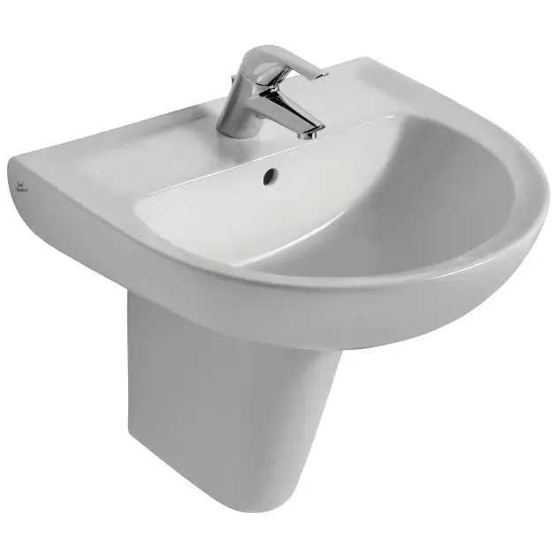 Szuper akció Ideal Standard Eurovit - Mosdókagyló 650x475x215 mm, túlfolyóval, 1 csapfurattal, fehér színű V134001