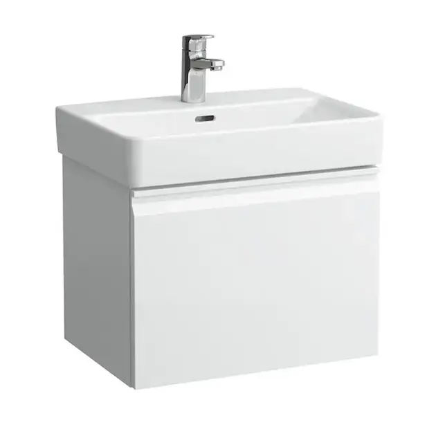 Ajánlat Laufen Pro S - Mosdószekrény, 510x370x390 mm, 1 fiókos, fényes fehér H4830220954751