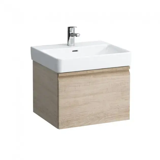 Outlet Laufen Pro S - Mosdószekrény, 550x370x390 mm, 1 fiókos, világos tölgyfa H4830310954791