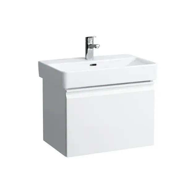 Laufen Pro S - Mosdószekrény, 550x370x390 mm, 1 fiókos, mattfehér H4830320954631 Expressz kézbesítés