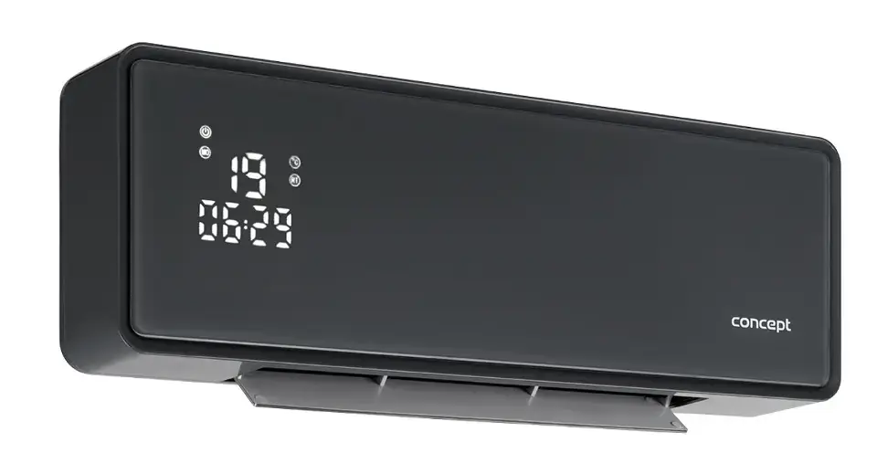 Concept - Fali fűtőtest, 2000 W, WiFi, szürke qh4100 Prémium
