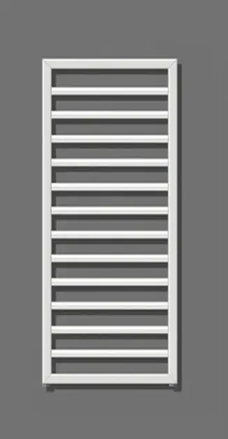 Legkelendőbb Zehnder Subway - Fürdőszobai radiátor 973 x 600 mm, egyenes, középcsatlakozó 50 mm, krómozott SUBC-100-060